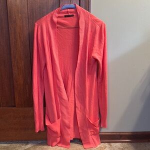 Staccato Vibrant Coral Cardigan